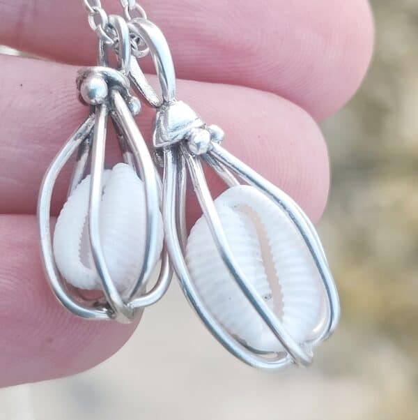 Cowrie Shell Creel Pendant