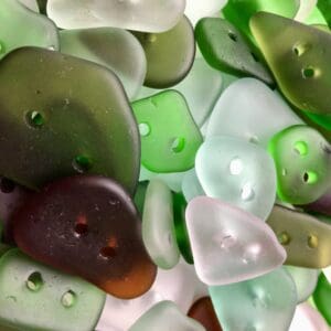 Sea glass buttons - Image 9