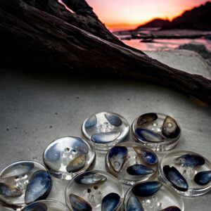 Real Mussel shell buttons! - handmade by Sarah Kay Arts (view 8)