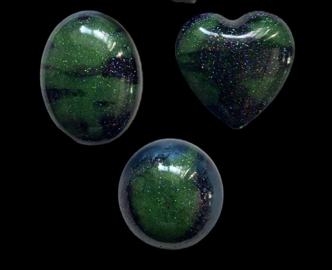 Aurora Borealis large brooch. - Image 5