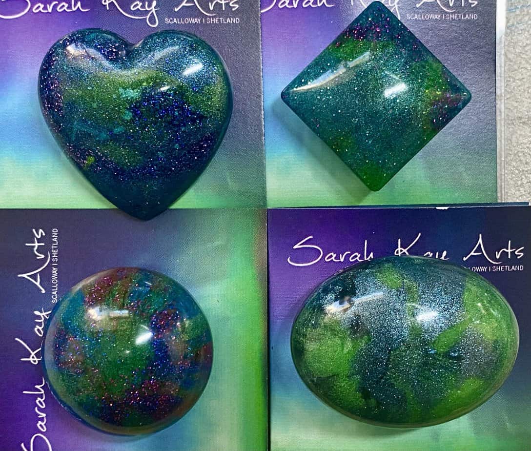 Aurora Borealis large brooch. - Image 1