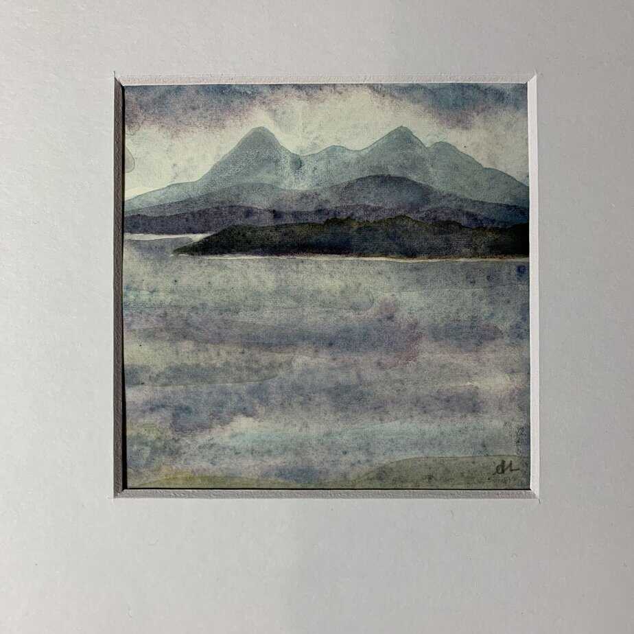 Skye Scape Original Painting - handmade by Seaholly Studio (view 7)