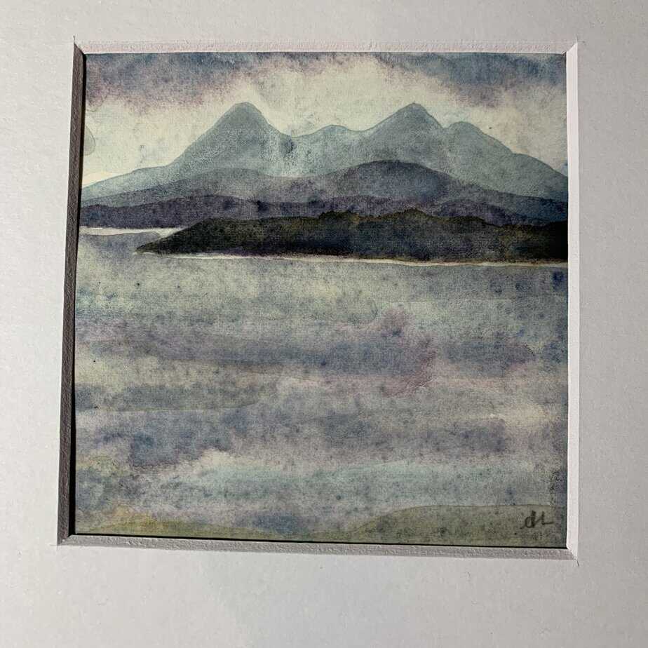 Skye Scape Original Painting - handmade by Seaholly Studio (view 5)