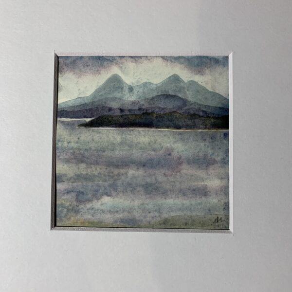 Skye Scape Original Painting - handmade by Seaholly Studio