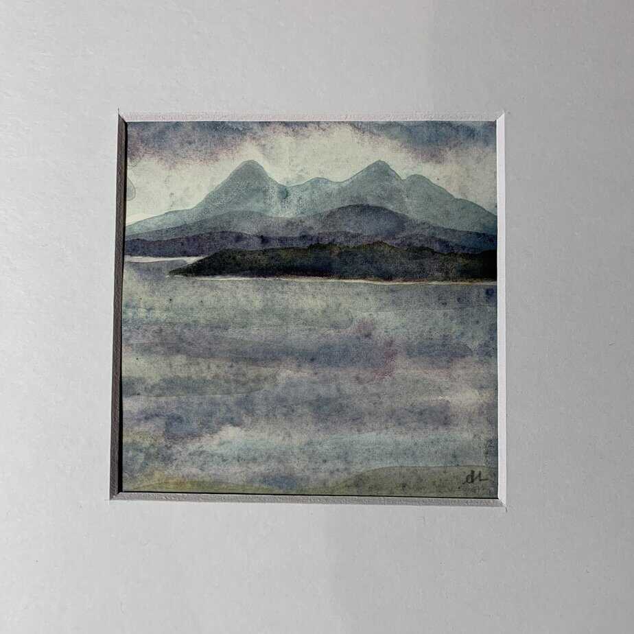 Skye Scape Original Painting - handmade by Seaholly Studio