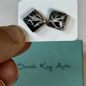 Seaweed earrings, resin jewellery from Shetland. - Image 8