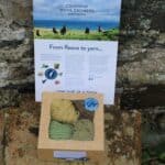 Mixed Box of Plant Dyed Colonsay Wool