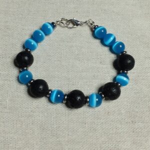 Various Stones/Lava Stones Bracelets (choice) - handmade by Quiet Space Arts (view 5)