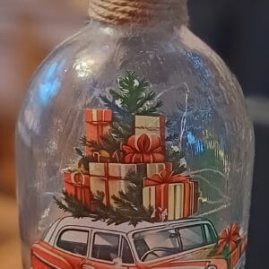 Driving home for Christmas - handmade by Cliasmol Crafts (view 2)