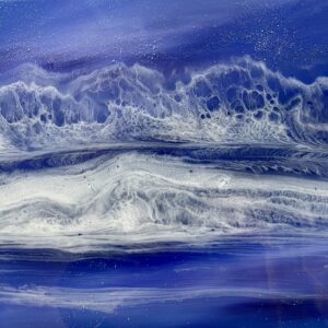 Ultimate Resin seascape - framed - handmade by Sarah Kay Arts (view 5)