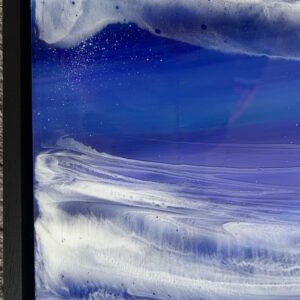 Ultimate Resin seascape - framed - handmade by Sarah Kay Arts (view 4)