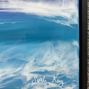 Ultimate Resin seascape - framed - handmade by Sarah Kay Arts (view 3)