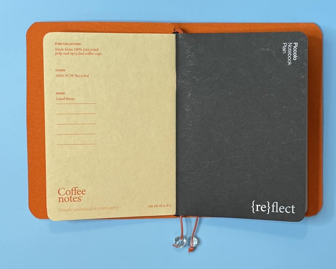 A6 Cork covered journal / notebook with inserts, natural cork cover - handmade by Brue Art (view 4)