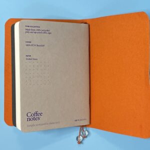 A6 Cork covered journal / notebook with inserts, natural cork cover - handmade by Brue Art (view 2)