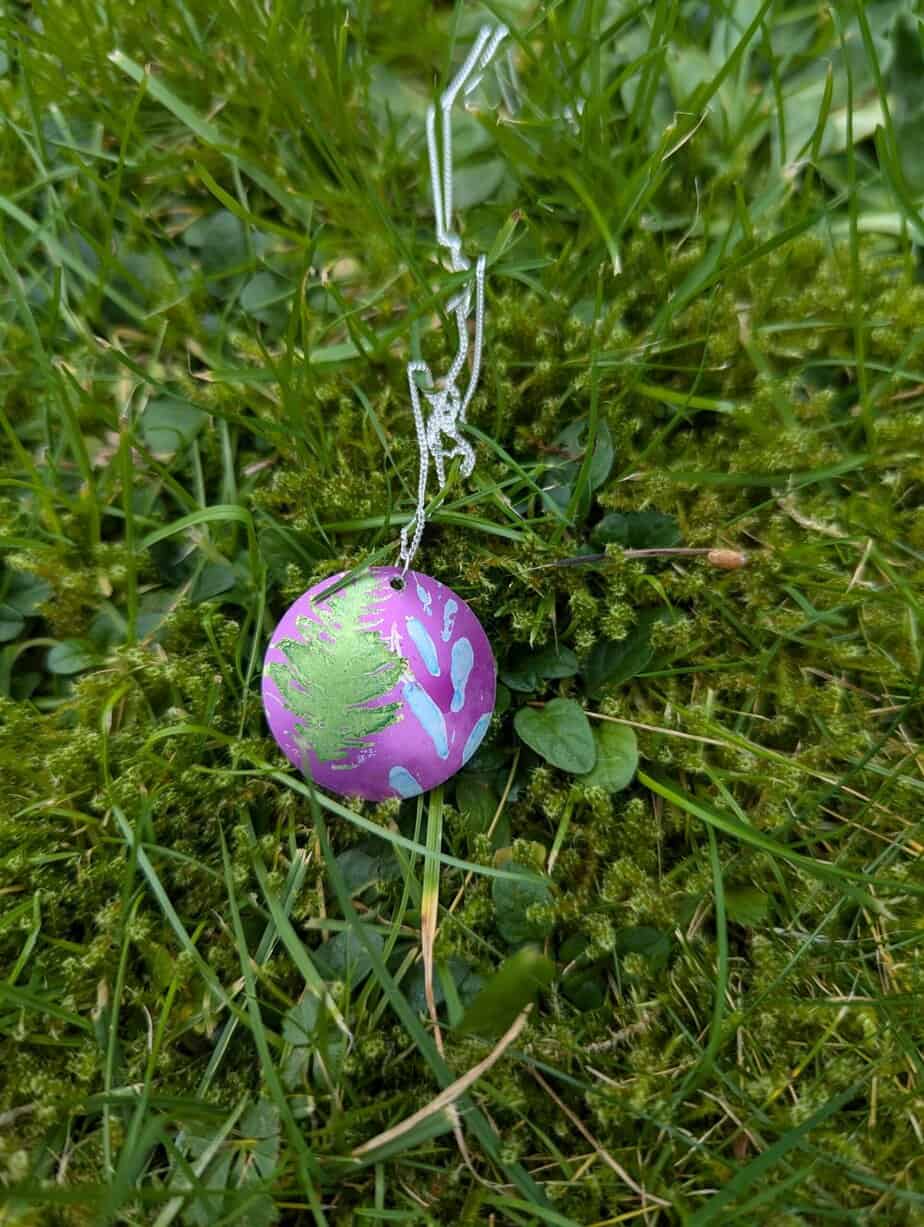 Purple Wildflower Pendant - Image 1