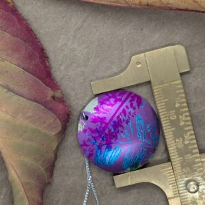 Purple Wildflower Pendant - handmade by Lus Na Cuillin (view 3)
