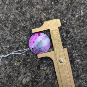 Purple Cuillin Wildflower Pendant - handmade by Lus Na Cuillin (view 3)