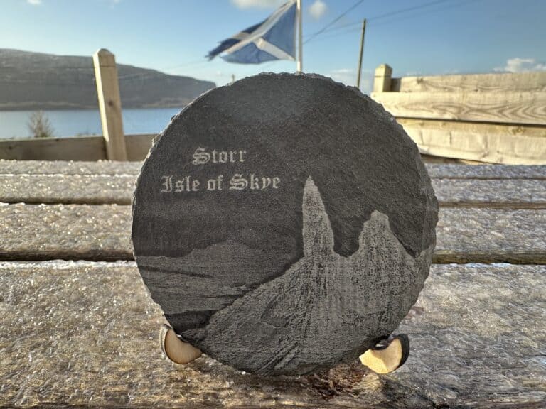 Old Man of Storr coaster - handmade by Barnweil