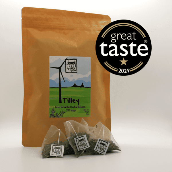 Tilley (Mint and Nettle Infusion) - handmade by Tiree Tea