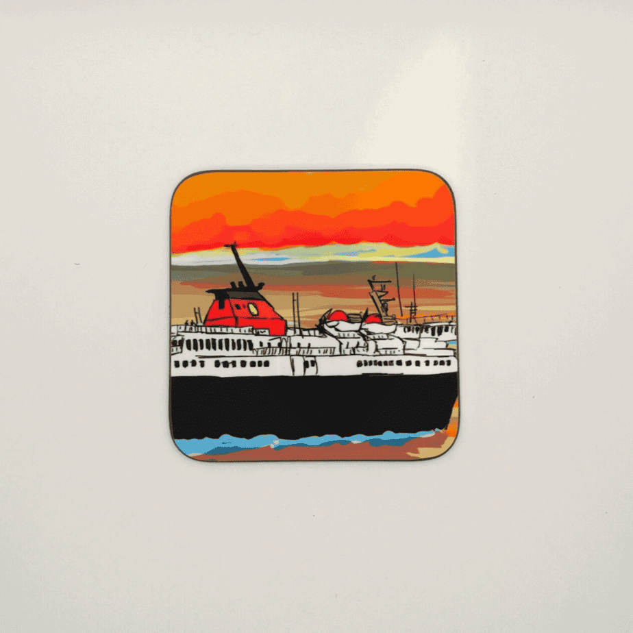 Ferry Berry Coaster - handmade by Tiree Tea