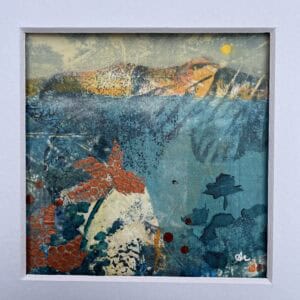 Across the loch (1) original mounted painting - Image 6