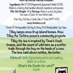 Tilley (Mint and Nettle Infusion) - handmade by Tiree Tea (view 4)