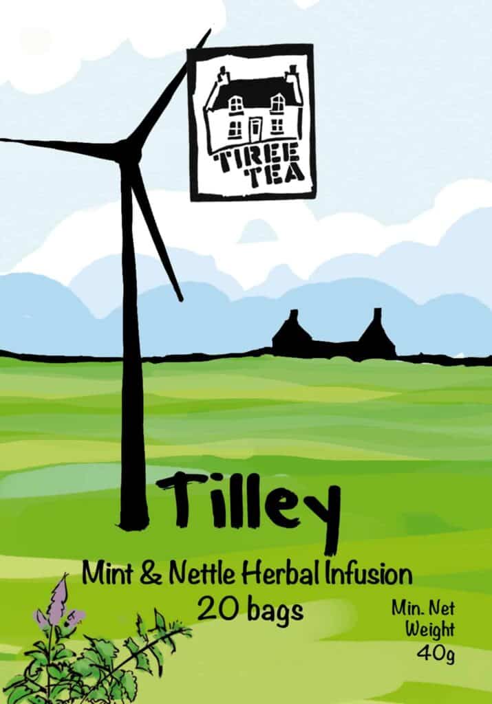 Tilley (Mint and Nettle Infusion) - handmade by Tiree Tea (view 3)