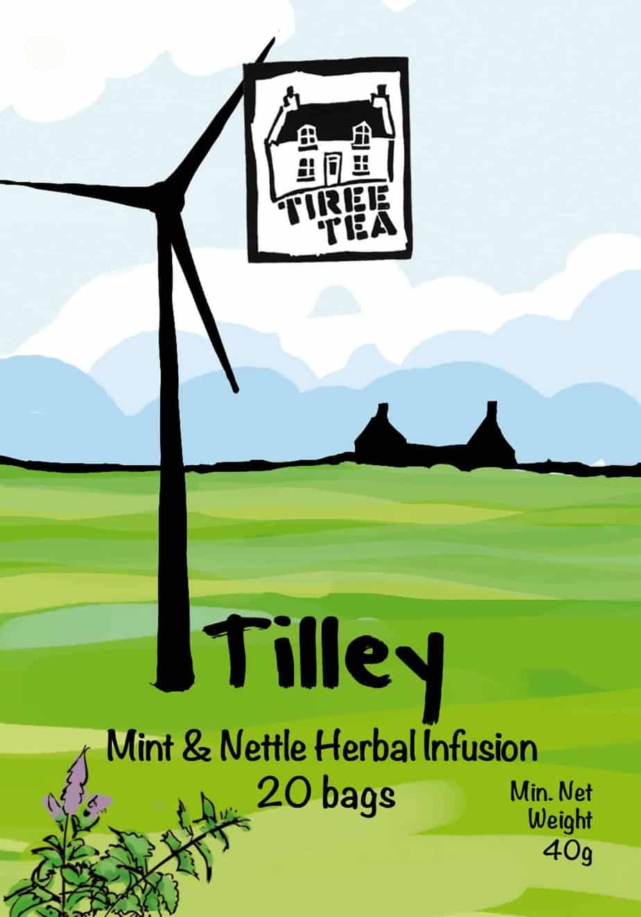 Tilley (Mint and Nettle Infusion) - handmade by Tiree Tea (view 3)