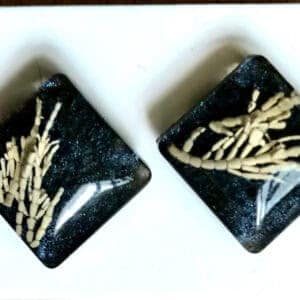 Seaweed earrings, resin jewellery from Shetland. - Image 4