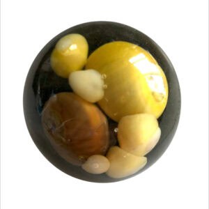 Sunset beach shell brooch. - handmade by Sarah Kay Arts (view 7)