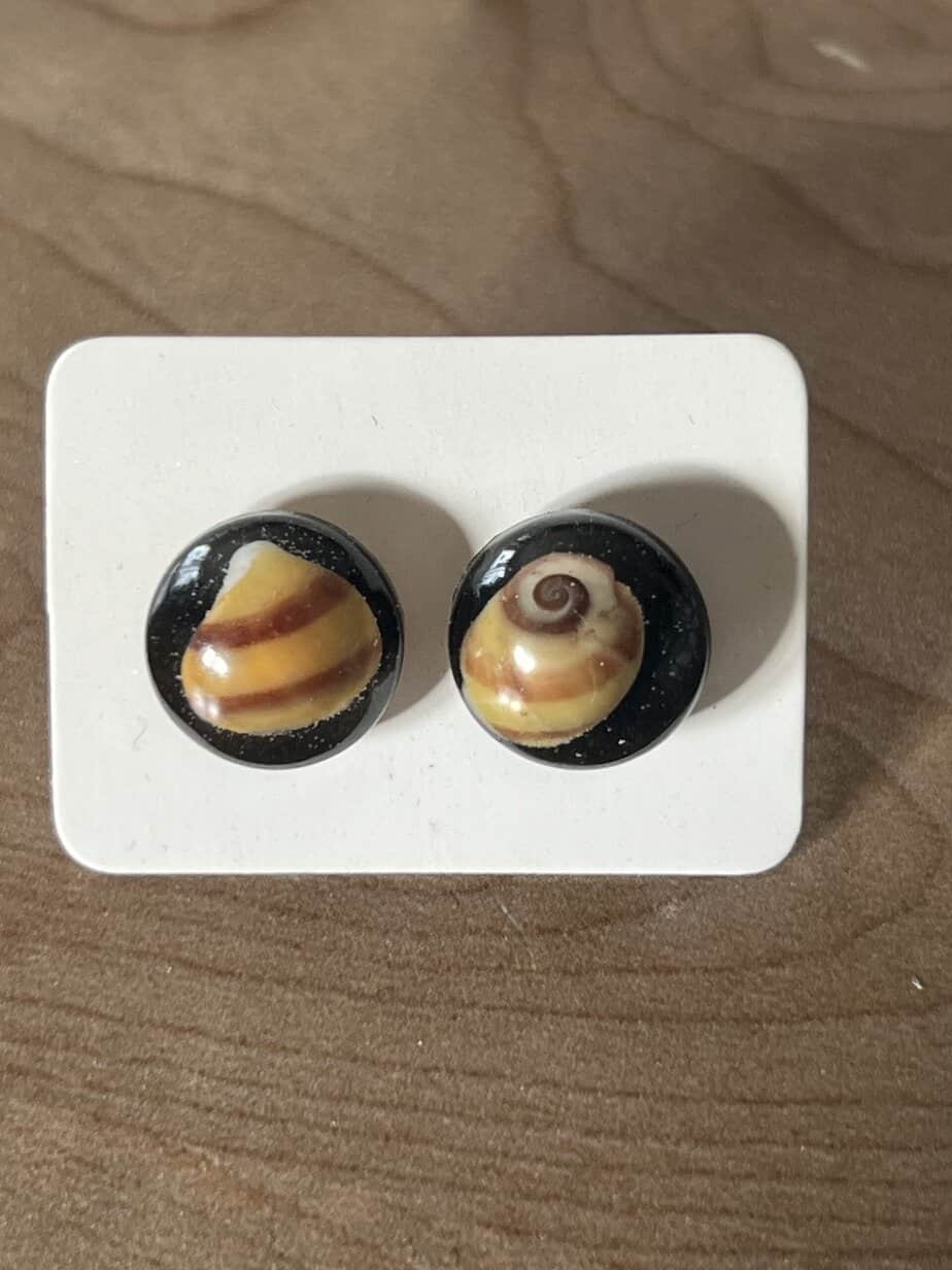 Sunset beach shells earrings, finest resin jewellery. - Image 12