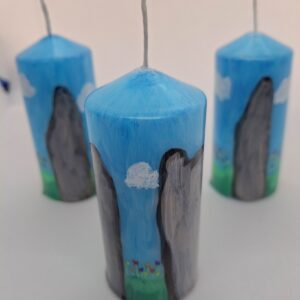 Standing Stones Small Pillar Candle - handmade by Pretty Little Things Orkney (view 2)
