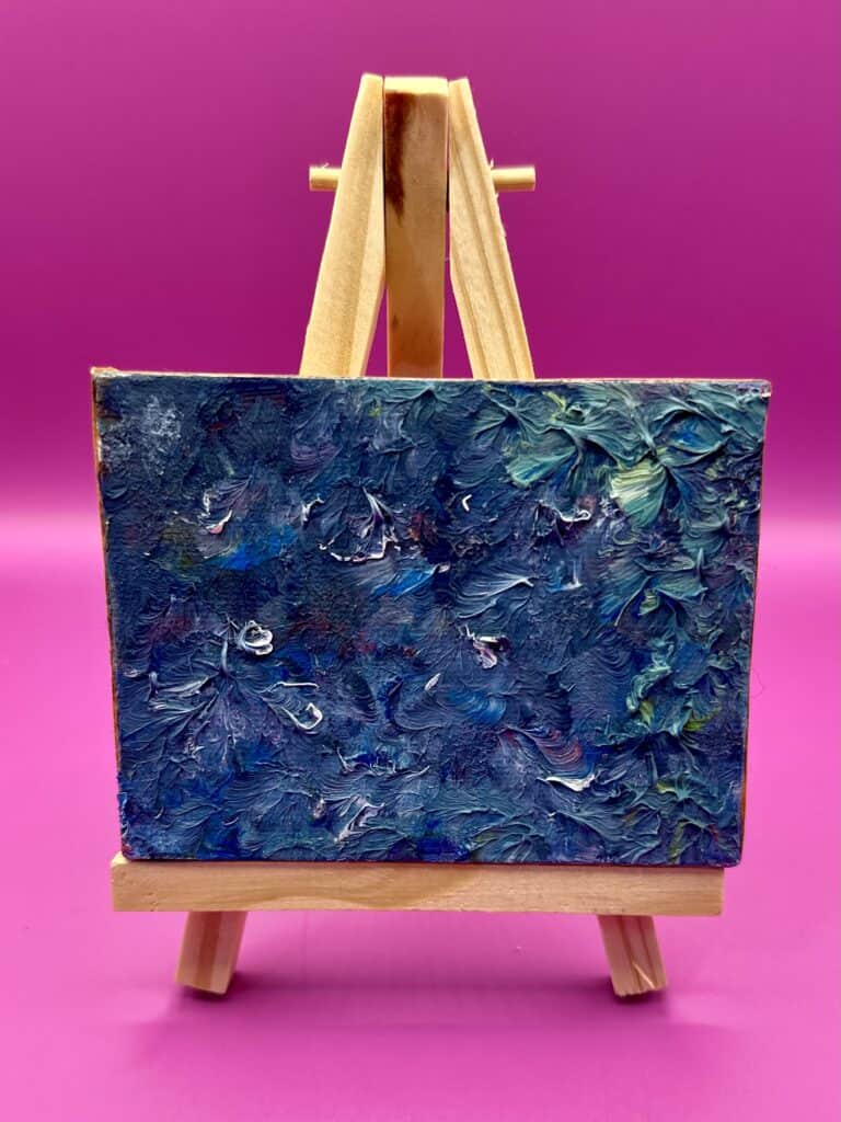 Wee Oil Painting - 'Aurora' - handmade by Haar Bazaar