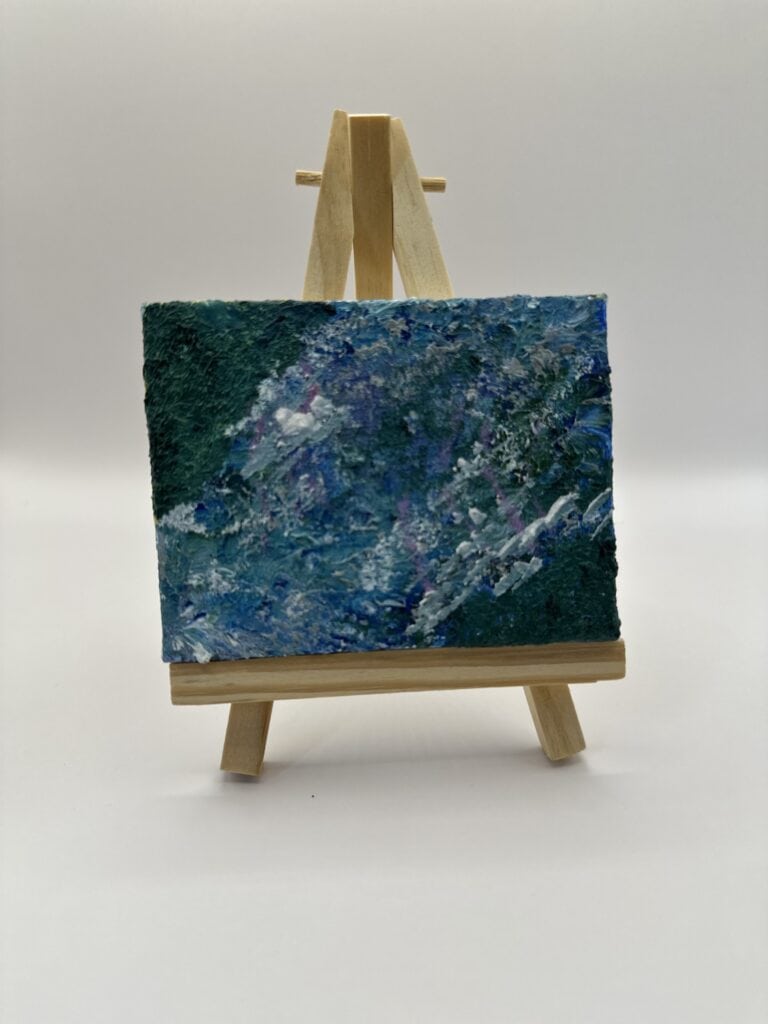 Wee Oil Painting - 'Horgabost #3' - handmade by Haar Bazaar