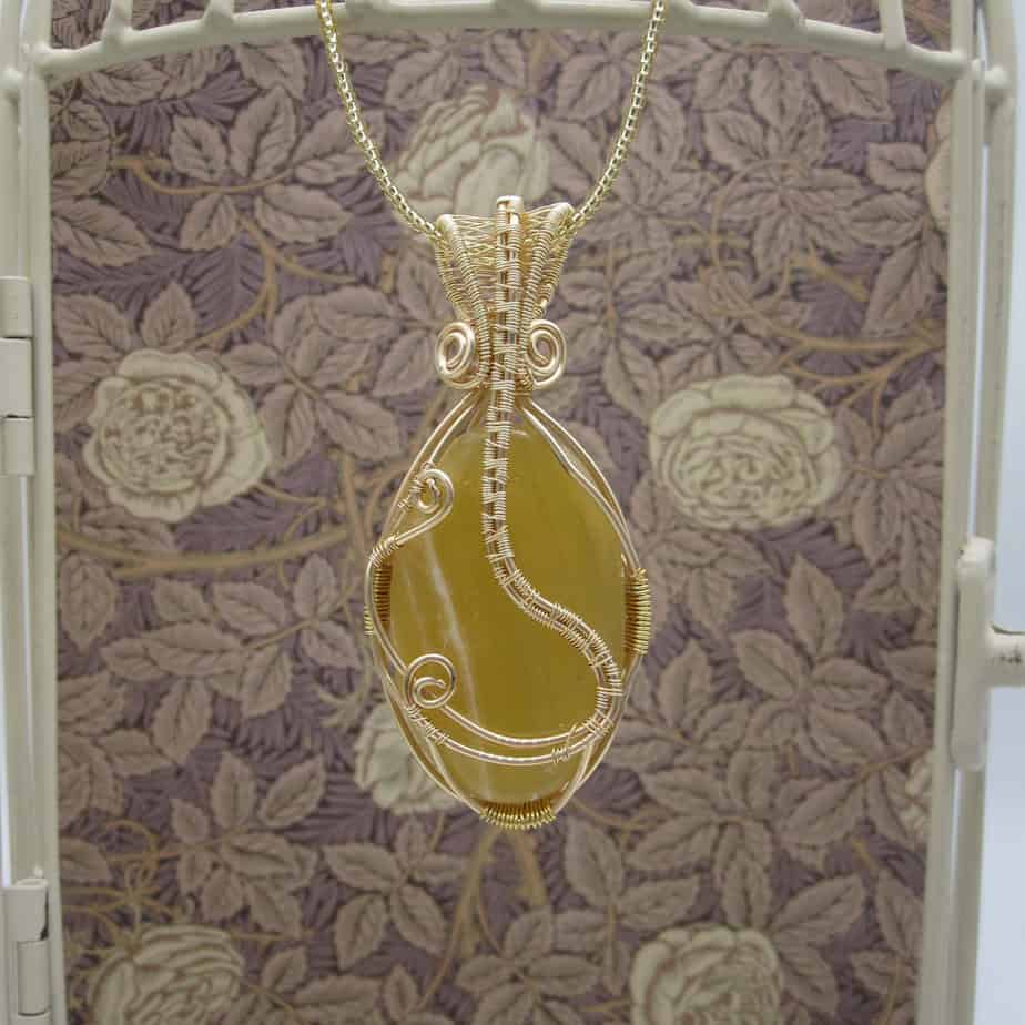 Sunshine Necklace, Gold plated - handmade by Indigo Berry (view 2)