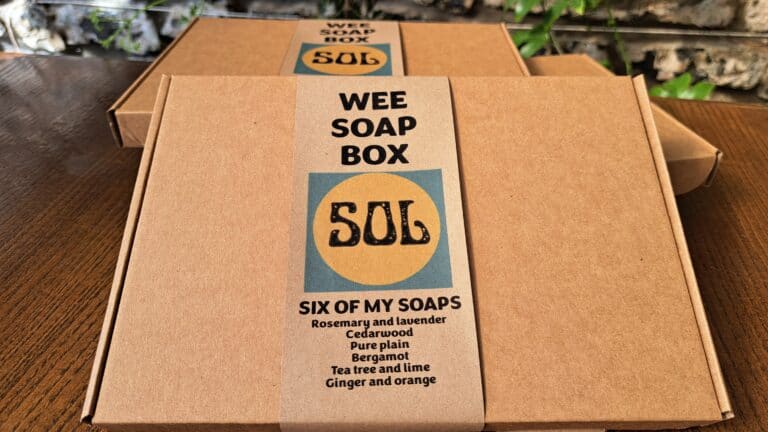 Wee soap box - handmade by Sol Soap (view 2)