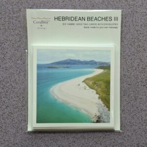 Greeting card pack - 6 cards Beaches of the Hebrides - Image 2