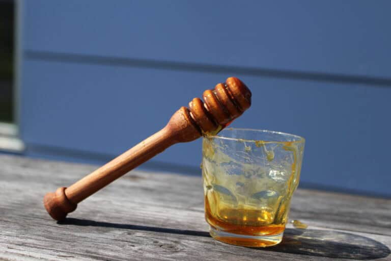 Handcrafted Reclaimed Hardwood Honey Drizzler - handmade by Bùth ReStore