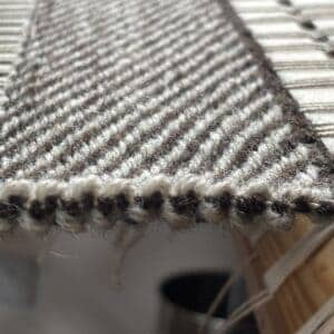 'North Ronaldsay to South Ronaldsay' - Handwoven Rug - handmade by Handmade In Hope (view 3)