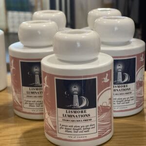 White diffuser with reeds and gift box - Anam Cara - Image 1