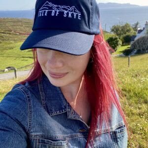 Isle of Skye baseball cap - handmade by Jazz Buchanan Creations (view 4)