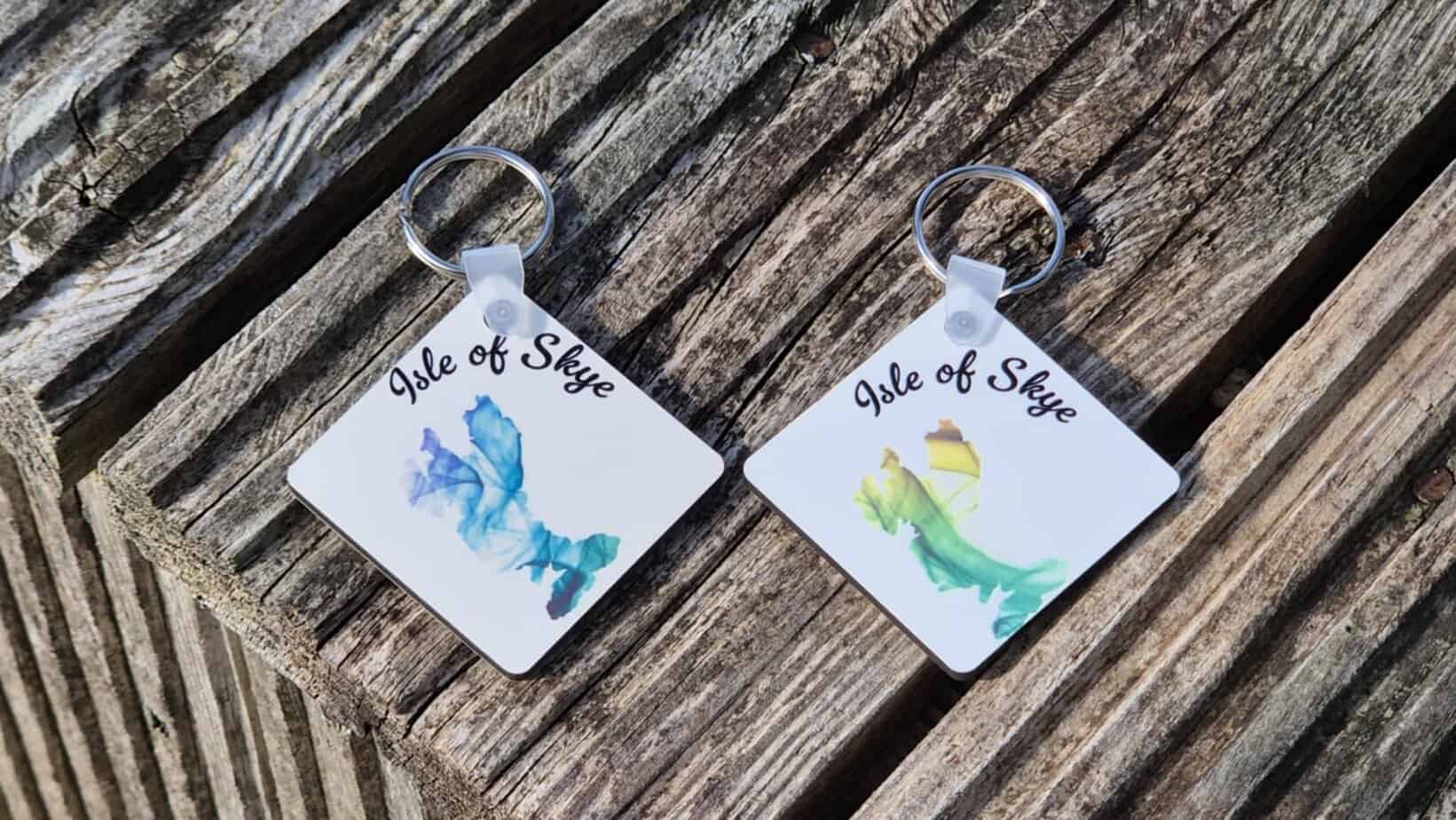 Isle of skye watercolour keyrings - Image 1