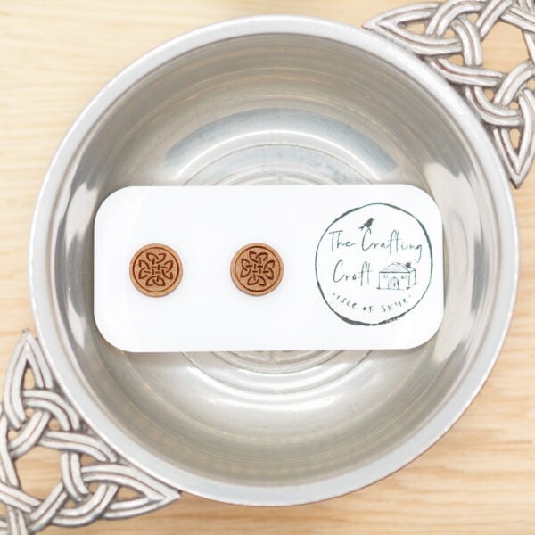 Celtic Knot Stud Earrings