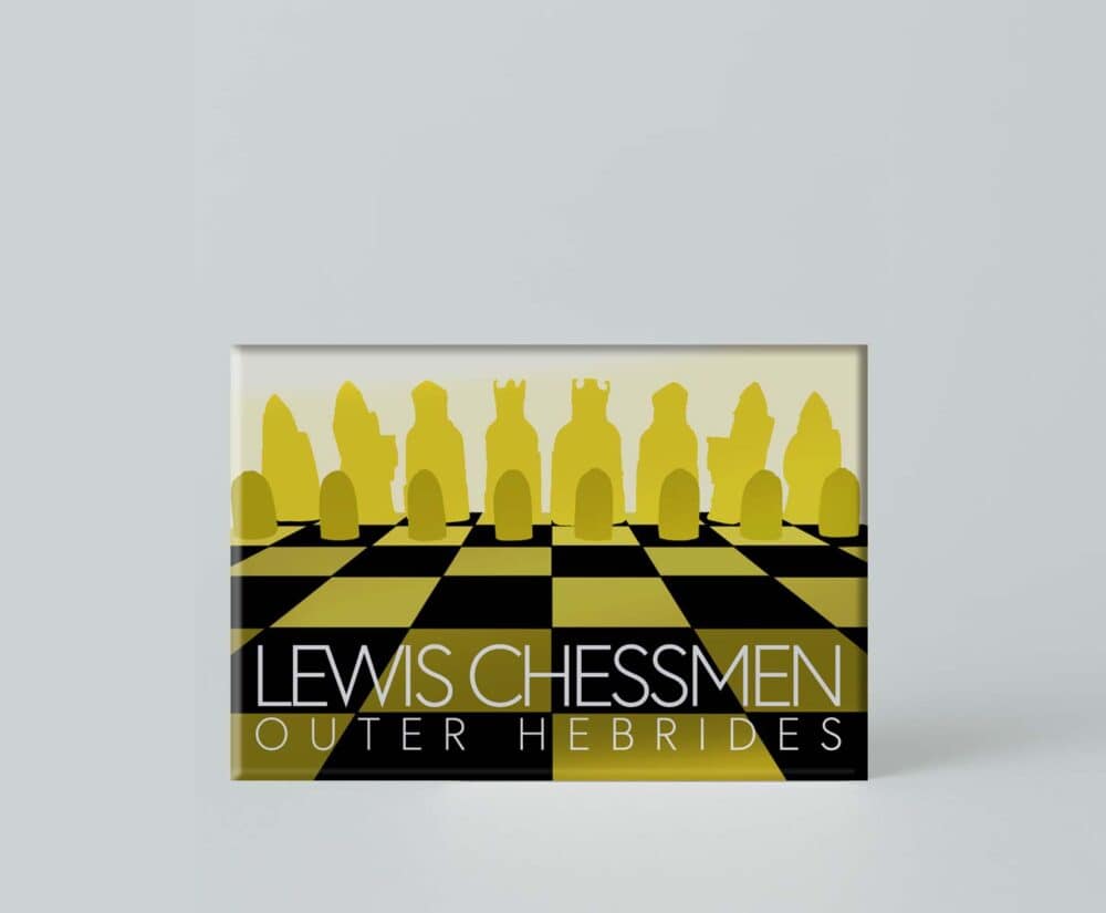 Lewis Chess Board Magnet - Image 1