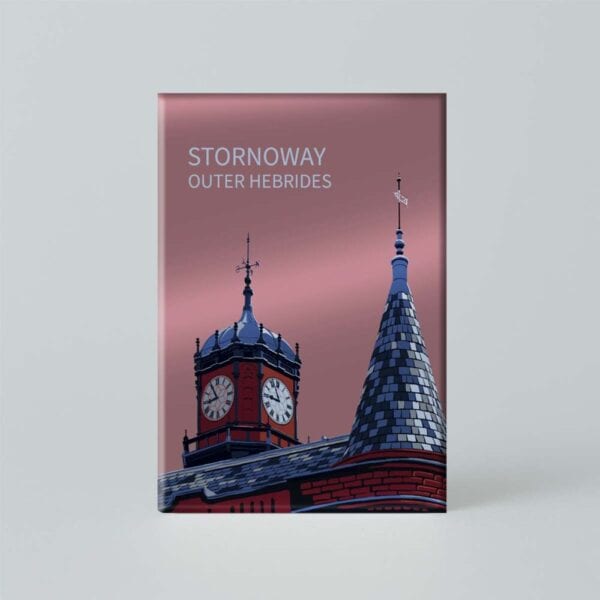 Stornoway Town Hall Clock Magnet