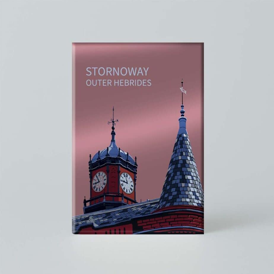 Stornoway Town Hall Clock Magnet - Image 1