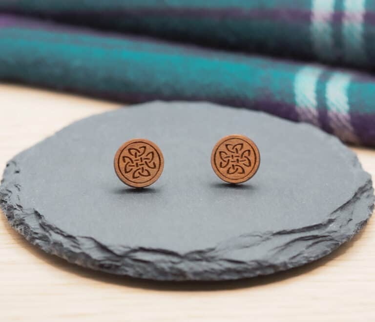 Celtic Knot Stud Earrings