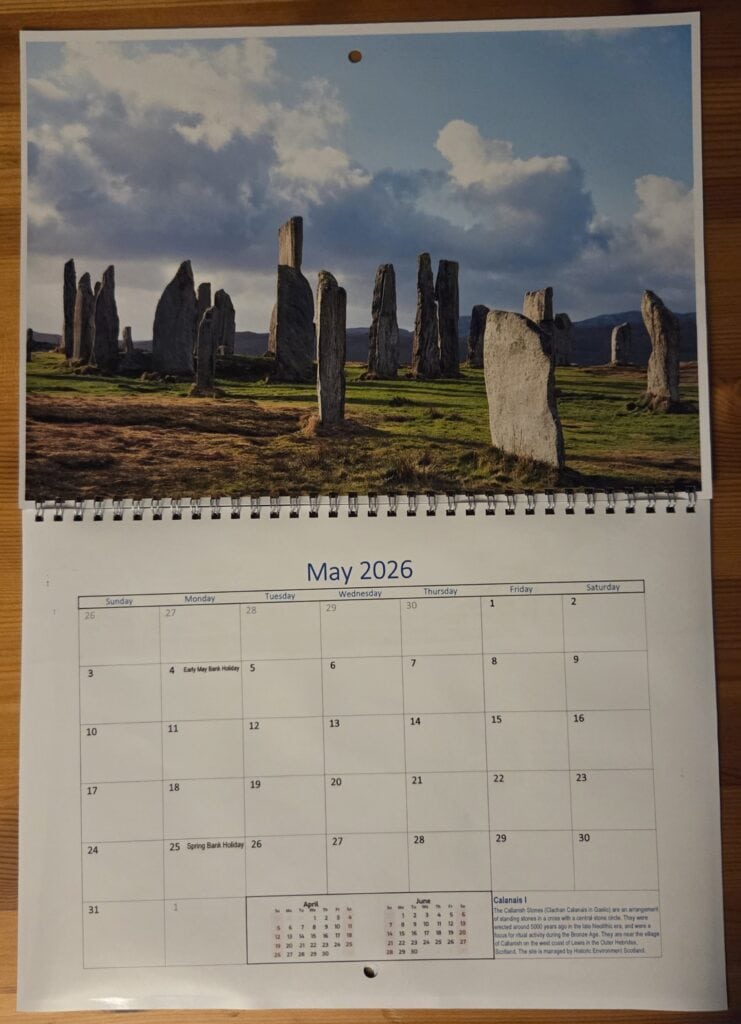 Scotland 2026 Calendars