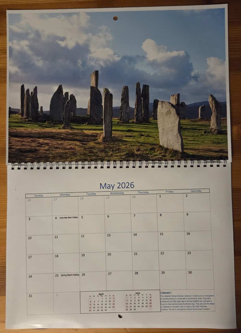 Scotland 2026 Calendars - Image 4