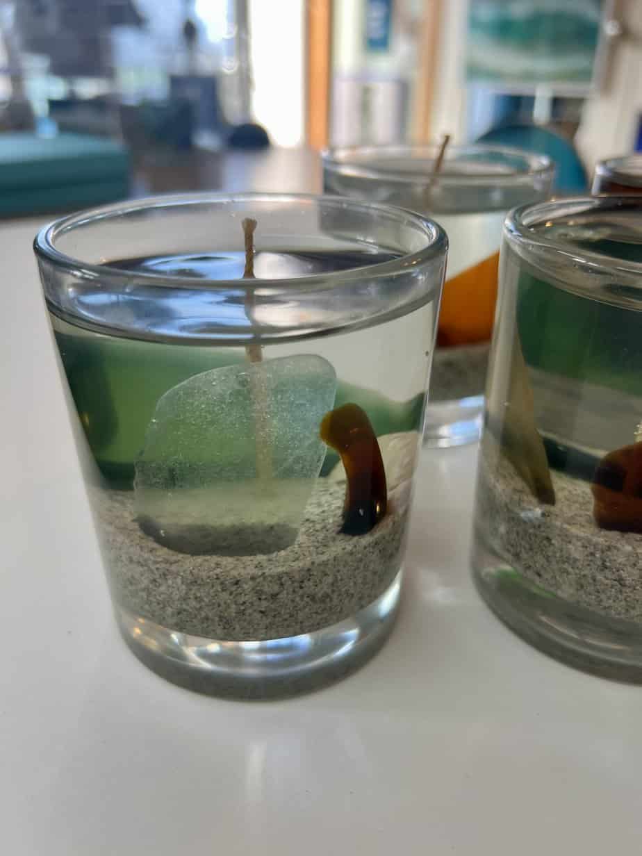 Sea Glass Gel candle - Image 9